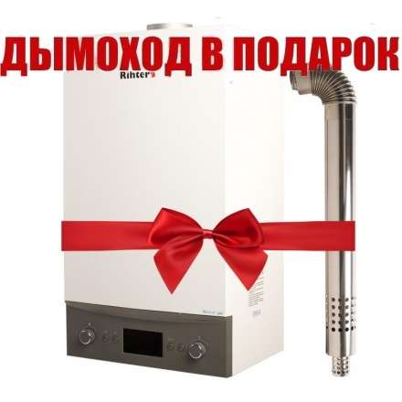 Газовый котел Rihters Econom 26 с дымоходом в Мозыре