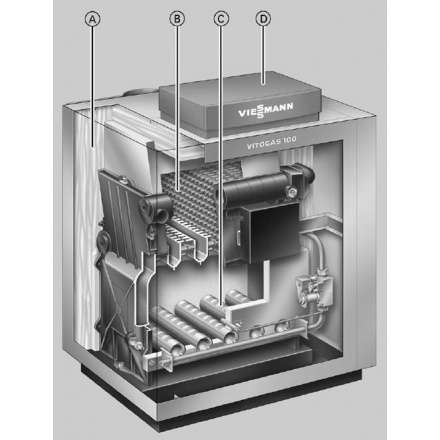 Газовый котел Viessmann Vitogas 100-F 35 в Мозыре