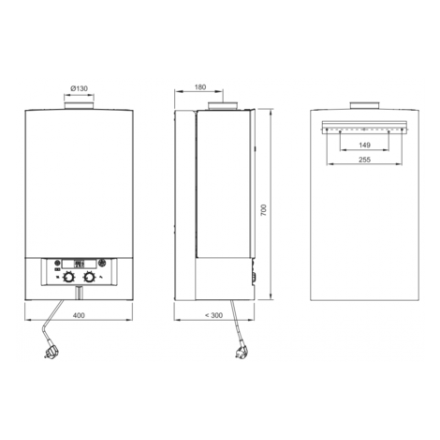 Газовый котел Bosch GAZ 3000 W ZW 14-2 DHAE в Мозыре