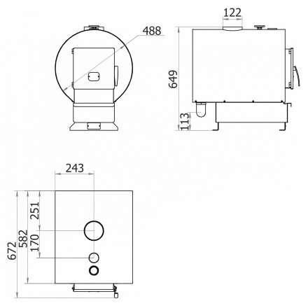 Твердотопливный котел Теплодар Куппер Уют-20 в Мозыре