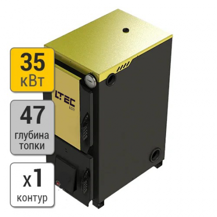 Твердотопливный котел LTEC Eco 35 в Мозыре