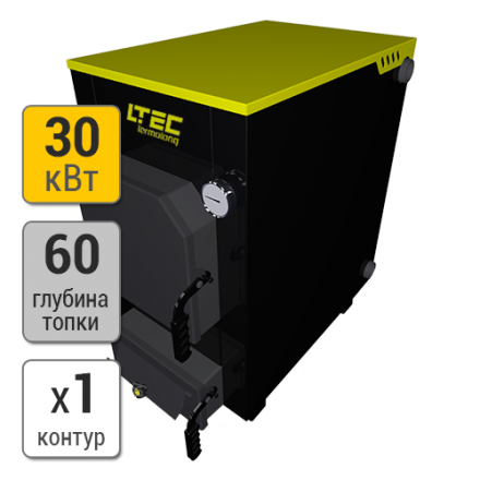 Твердотопливный котел LTEC Thermolong 30 в Мозыре